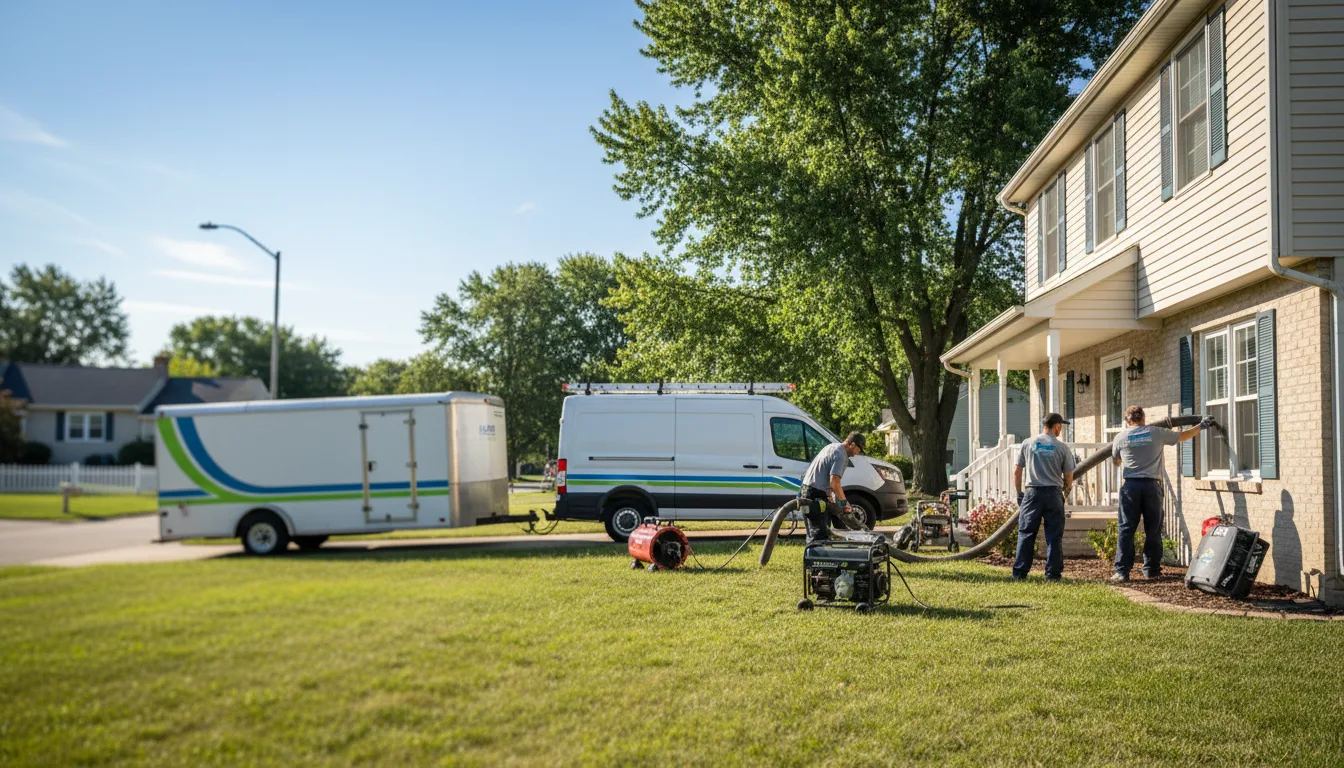 Flooded Basement Restoration And Cleanup With Repair in Bosworth, MO near me